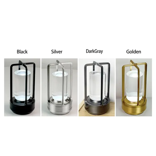 Aluminum USB Rechargeable LED Desk Lamp for Indoor and Outdoor Restaurants