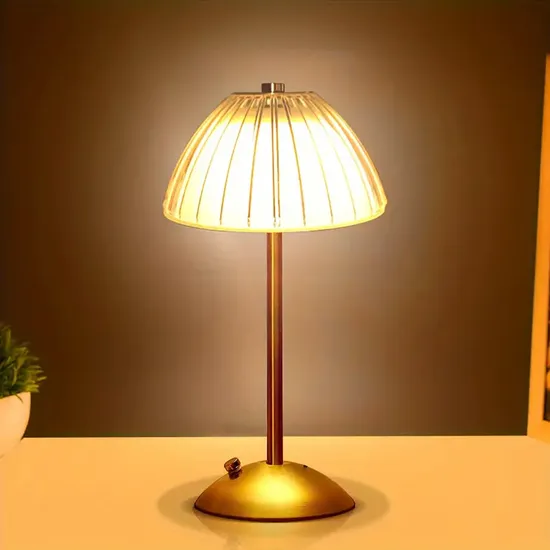 Battery Operated Restaurant Table Lamp Cordless Rechargeable Dining Lamp