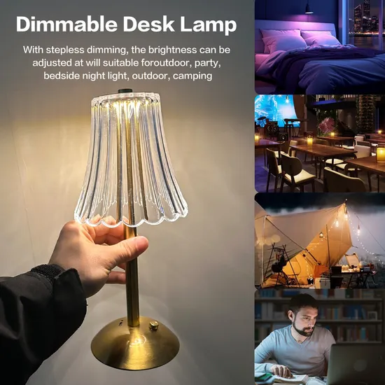 Battery Operated Table Decoration Lights Room Modern Minimalist Desk Bedside Table Light Lithium Battery Desk Lamp