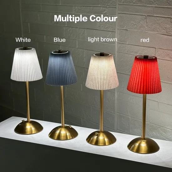 Colorful Shade LED Table Lamp, Crystal Table Light, Lamp for Bedroom Dining Room