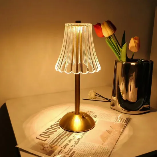 Cordless Portable LED Table Light Touch Decor Battery Rechargeable Table Lamp