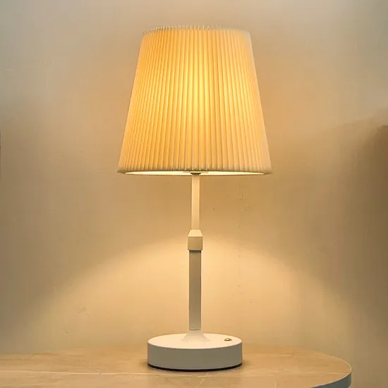 Fabric Lampshade Desk Reading Lamp Bedside Table Lamp