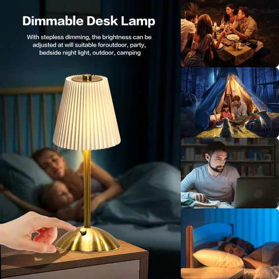 Fabric+Plastic Table Lamp / Decorative Desk Reading Light