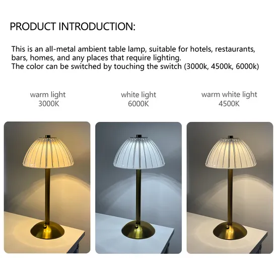 LED Table Lamps Adjustable Brightness Nordic Minimalist Style Decorative Desk Lamp