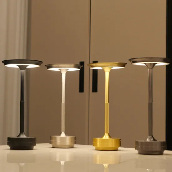 Metal Three-Color Adjustable Table Lamp Suitable for Restaurant Hotel Table Lamp