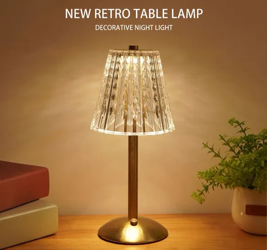 Restaurant Touch Control LED Table Lamp Home Decoration Lamp