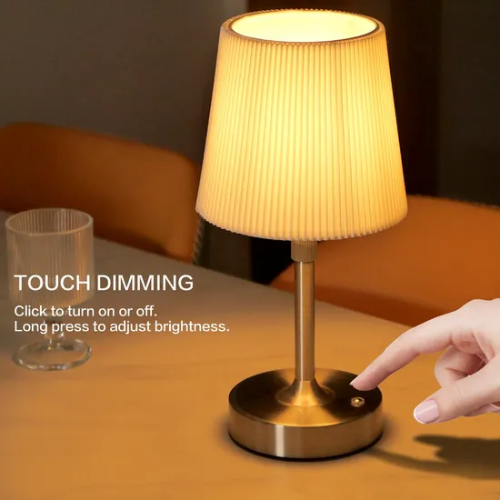 USB Charging Desk Lamp Touch Control Stepless Dimming Desk Lamp