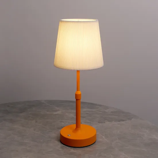 USB Rechargeable Touch Fabric Table Lamp Suitable for Desk Lamp