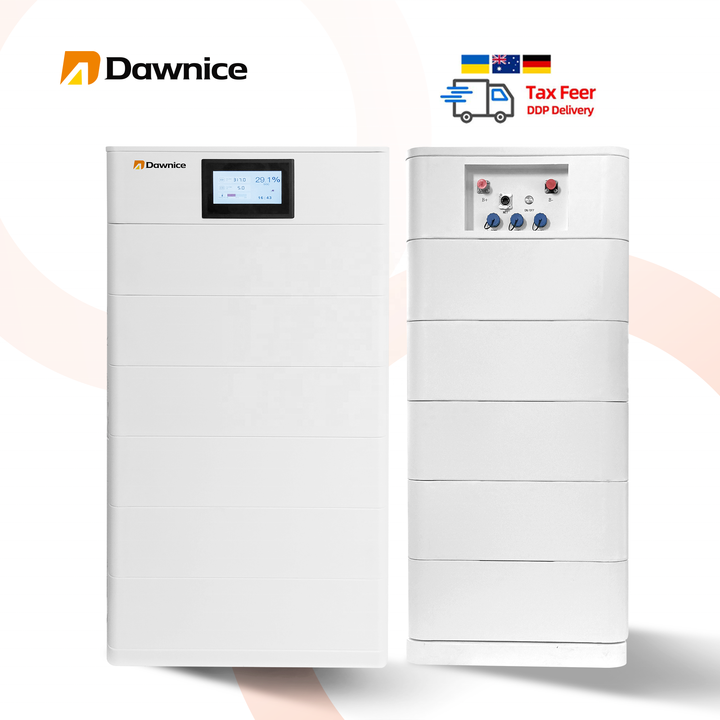 10 Years Warranty Stackable LiFePO4 Battery 30KWH Stacked Lithium Ion Battery Box Household Energy Storage Battery Export Manufacturing