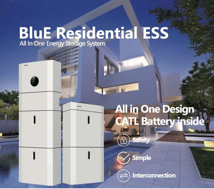 10000 Cycles Kstar Battery 10KWH Hybrid Inverter Three Phases All In One Energy Storage System CALT Battery Solutions