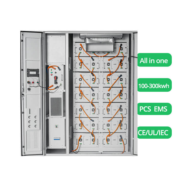 100KWH 215KWH 500KWH Hybrid Lithium battery energy storage system Peak Shaving Solar Power Energy Storage