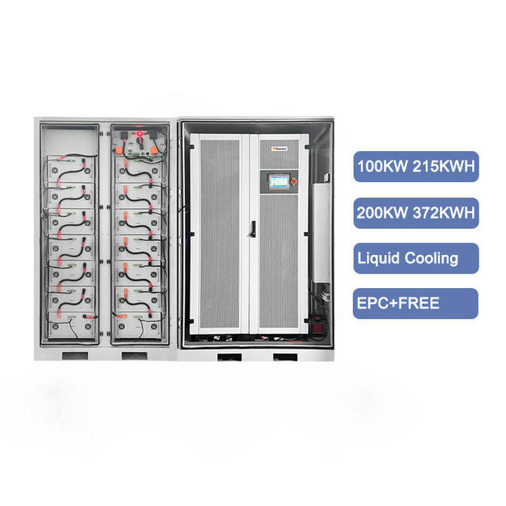 100kw 200kw 300kw Lithium Battery Storage Cabinet for 100kwh and 200kwh Lifepo4 Battery Energy Storage Systems