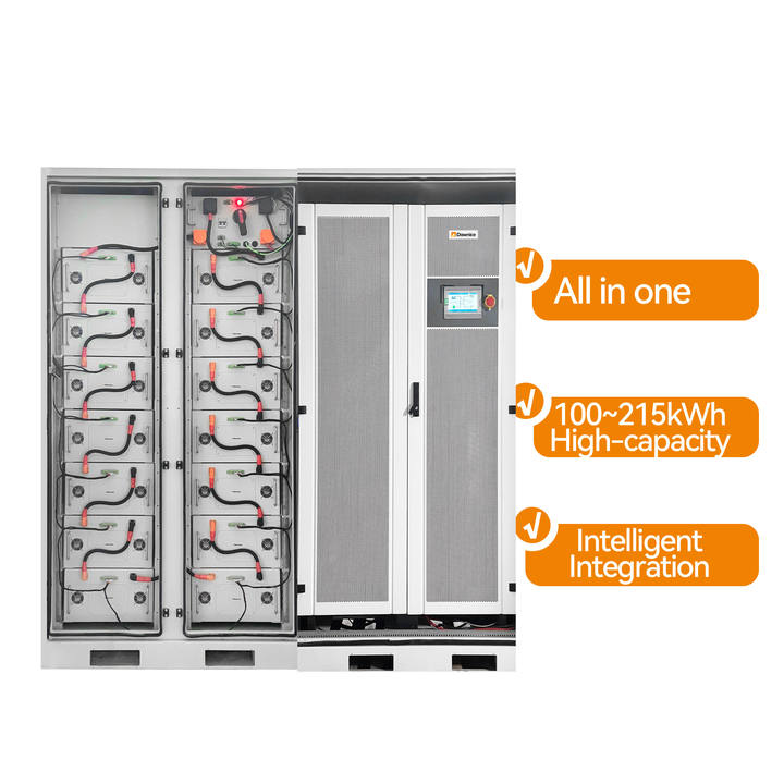 100kw 280ah 215kwh Lithium Ion Battery Integrated optional Cabinet Commercial Energy Storage Systems