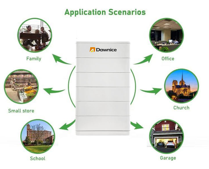 10KW 30KW 35kw 204.8v 200ah 400ah Stack energy storage lithium battery all in one integration for household