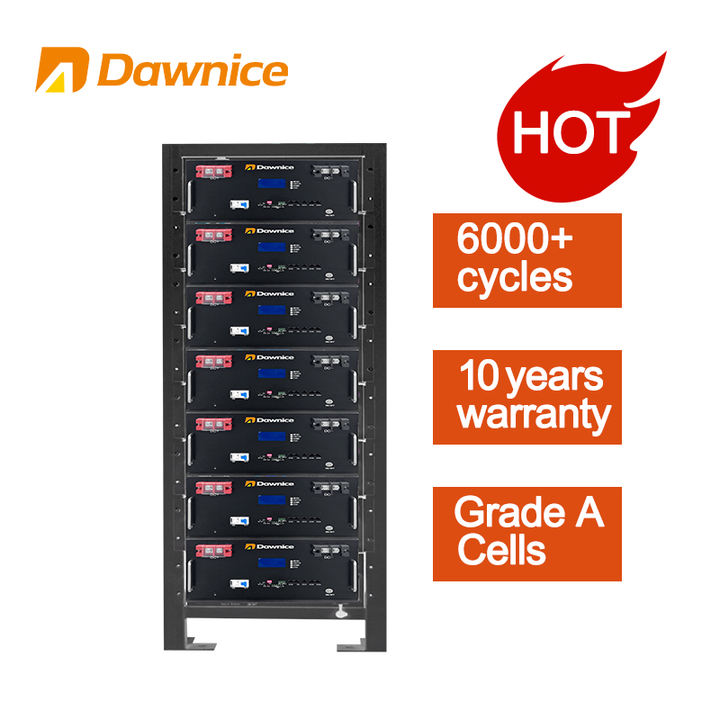 10year Warranty 6000 Cycles High Volt 35kwh 40kwh 50kwh 60kwh Akku Solar Inverter Rack Battery Energy Storage