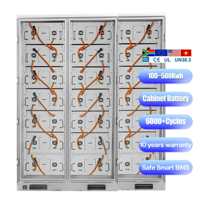 192V 96V lithium battery 100ah 200ah 300ah energy storage LiFePO4 battery pack 20kwh 30kwh 40kwh 60kwh 80kwh 100kwh