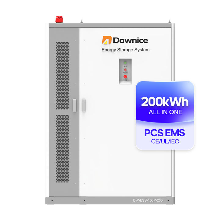 200 KW 100 kw industrial energy storage cabinet Outdoor Solar commercial Energy Storage System