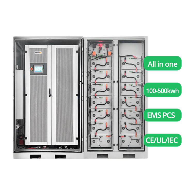 200KW outdoor solar energy hybrid inverter power plant for Industrial commercial lithium battery storage system Product Manufacturing
