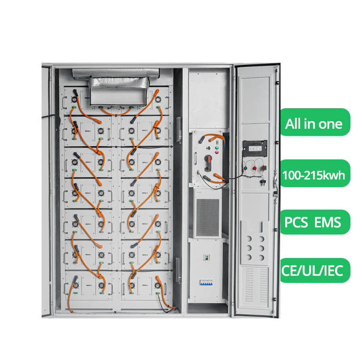 200KWh High-power Outdoor Energy Storage Power On Grid ESS Hybrid Lithium Battery Solar Power System