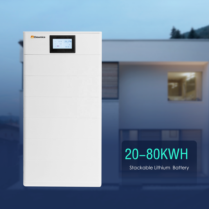 20Kwh 30Kwh High Voltage Solar Lithium Stackable Lifepo4 Battery with 10 Years Quality Warranty Power Solar Battery