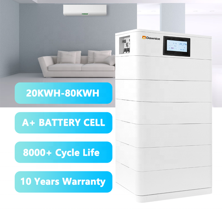 30kWh Stackable Lithium Battery Home Lifepo4 Pack Solar Lifepo4 Batteries Lifepo4 European Warehouse Home Energy Storage