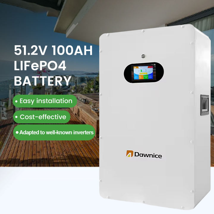 5 Kwh 10kwh 15kwh Wall-Mounted 48V Lifepo4 100Ah 200Ah Lithium Battery Pack for Solar Energy System Made in China Factory Manufacturer