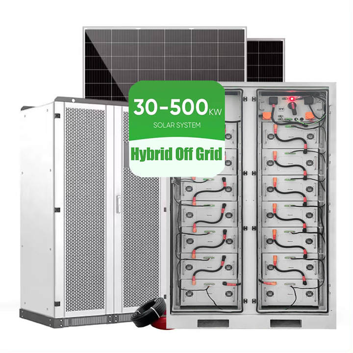 500KWH 1MWH High Voltage Battery Hybrid Grid industrial commercial energy storage solution system with battery box container e Discount Factory
