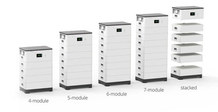 51.2V 100ah 200ah stackable modular lithium Battery 48V 5kwh 10kwh 15kwh 20kwh stacked lifepo4 solar home energy storage B2B Factory Pricing