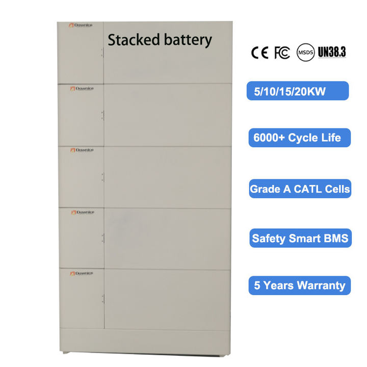 51.2V 100ah 200ah stackable modular lithium Battery 48V 5kwh 10kwh 15kwh 20kwh stacked lifepo4 solar home energy storage B2B Factory Pricing