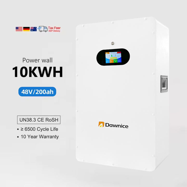 51.2V 200Ah 5kw 15kw 10Kwh LiFePo4 Batteries Smart BMS Home Solar System Energy Storage Battery