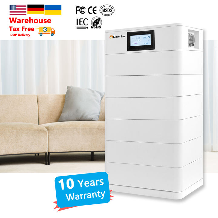 51.2V Stackable LiFePo4 Battery 200ah 10Kwh Lifepo4 Battery Pack Solar energy Storage Home System Lithium Battery Wholesale Factory