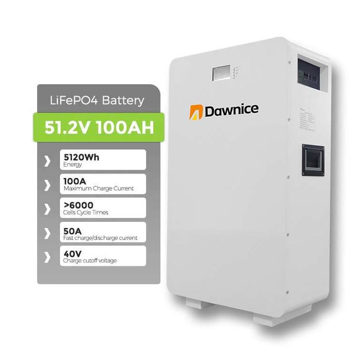 5KWH 10KWH 15KWH Lithium Ion Battery Lifepo4 48v 200ah 51.2V 100AH Dawnice Powerwall Solar Storage Battery Pack