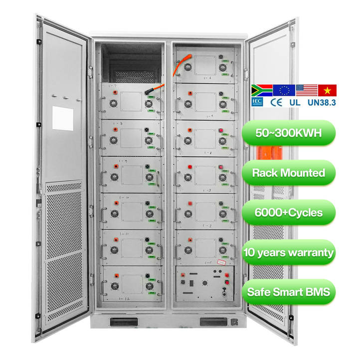 92kwh lithium battery solar energy storage system 30kw full solar power system