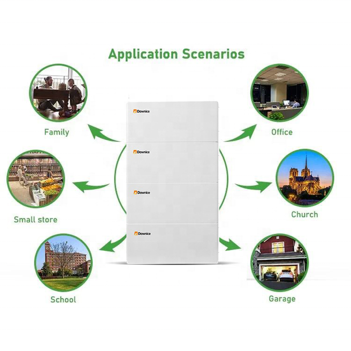 All In One Stack Battery Europe Stock Energy Storage Lithium Ion Battery Stacked 51.2V Battery Home Energy Storage Mass Market Wholesale Customization