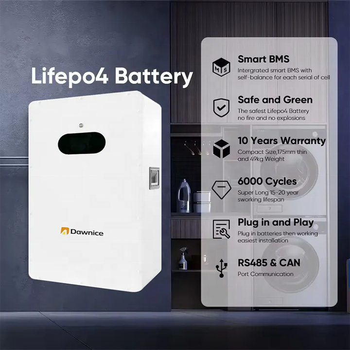 All in one 10Kw 10Kwh 20Kwh Lithium Battery 48V 200AH Solar Battery Energy Storage Lithium ion Battery