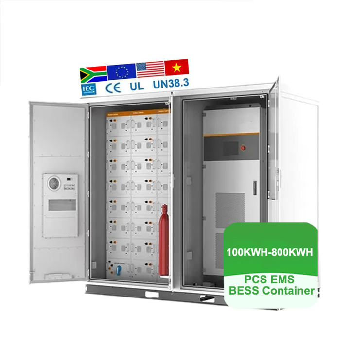 All in one industrial mobile power pv 200kwh  lifepo4 pack battery energy storage system 200 kwh for solar power system