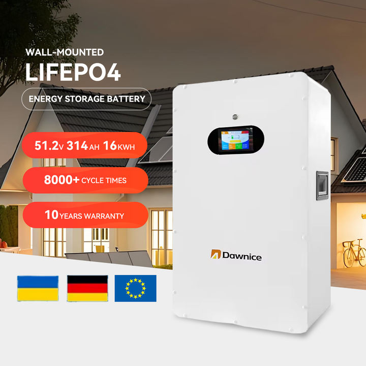 Best 15kwh 300Ah 51.2V Lifepo4 Lithium Solar Battery 48v 51.2v 200ah 300ah 10kwh 15kwh Wall Mounted Home Energy Storage Battery Discount Wholesale Production