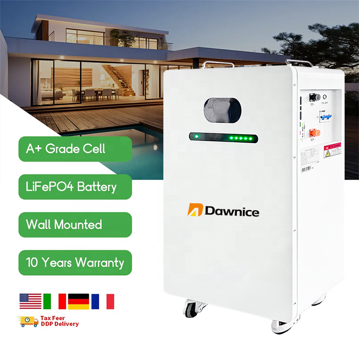 Best Selling Eu Stock Battery Lithium 48V 51.2V 200Ah 5.12Kwh 10.24Kwh Lifepo4 Power Wall Mounted household solar power systems