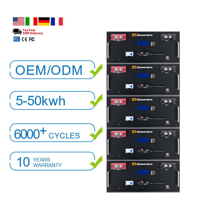 Best Server Rack 15KWh 20kwh 51.2V 300ah 200ah 100Ah Lifepo4 Lithium Ion Batteries Solar Power home energy storage battery Pack Industrial Wholesale Pricing Wholesale