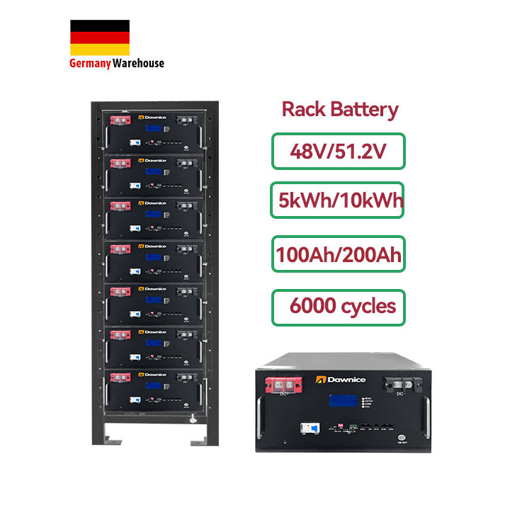 Best Server Rack 15KWh 51.2V 300ah 100Ah Lifepo4 Lithium Ion Batteries Solar Power 48V 200ah Home Energy Storage Battery Pack Manufacturing and Export