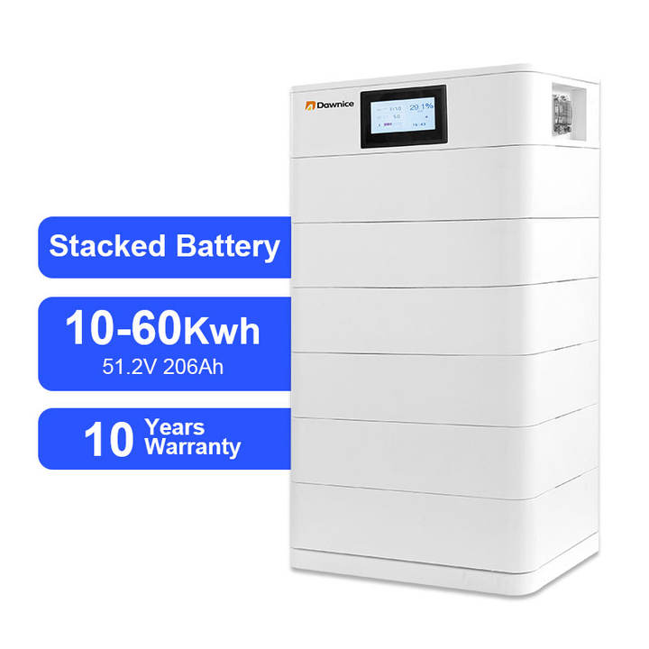 Best quality Dawnice High Voltage pack IP54 lithium batteries Stackable for hybrid solar system China OEM Supplier