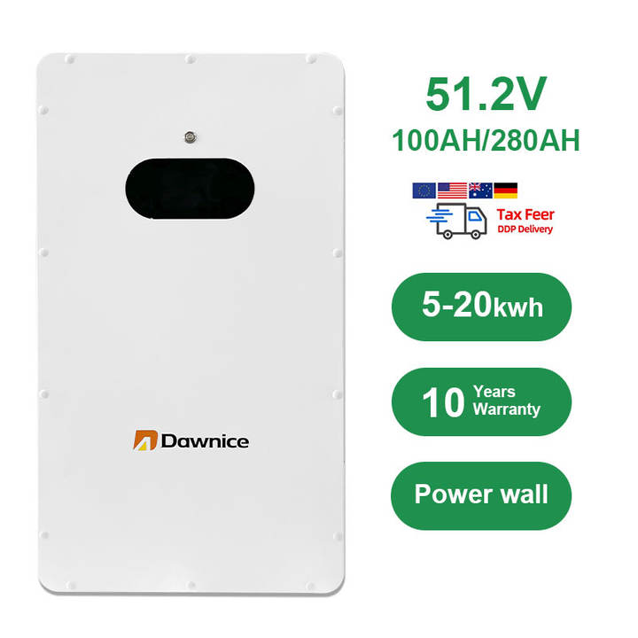 CE Certificated Power Storage Wall 48V 51.2V 100Ah Lithium Ion 15Kwh Solar Battery for home energy storage China Supplier