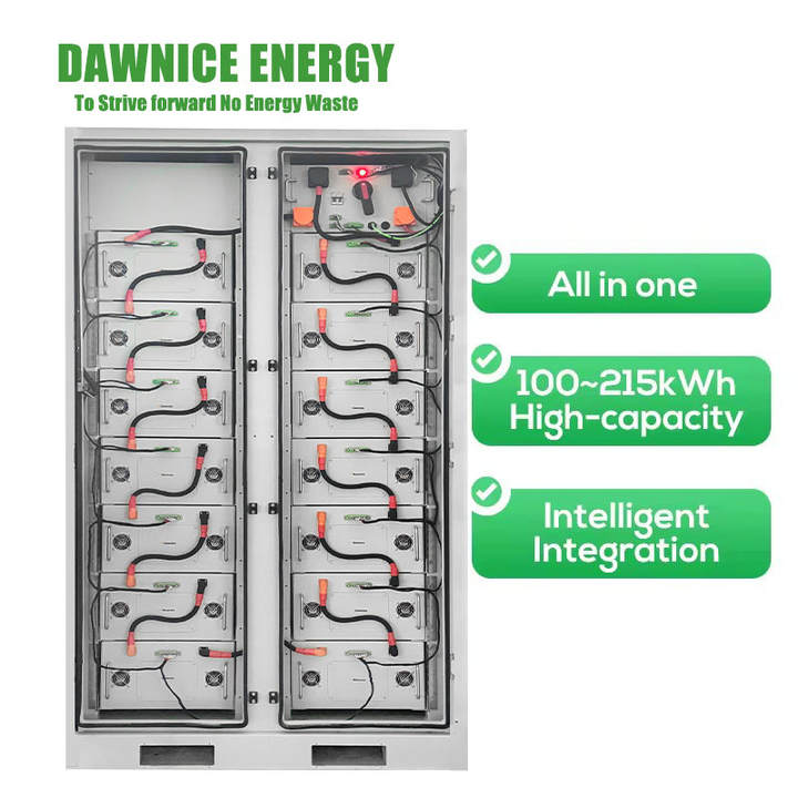 Commercial Industrial Energy Storage System with 100kWh-300KWH High Voltage Lifepo4 Battery Ranging From 1024V Solar Energy Affordable Factory Pricing Partners