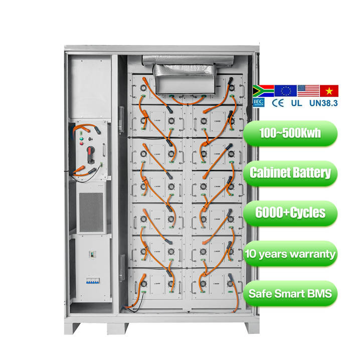 Commercial Solar Battery containerized energy storage system with battery 92kwh 100kwh lithium-ion battery China Supplier Custom Solutions