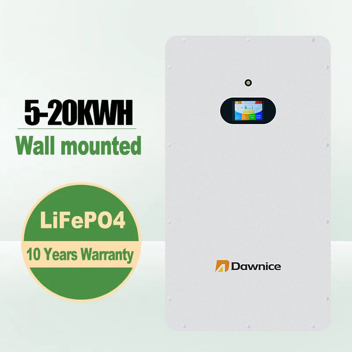 Dawnice 10kwh 15kwh 51.2V 48v 200ah power solar battery lifepo4 wall mounted energy storage lithium battery Wholesale Manufacturer