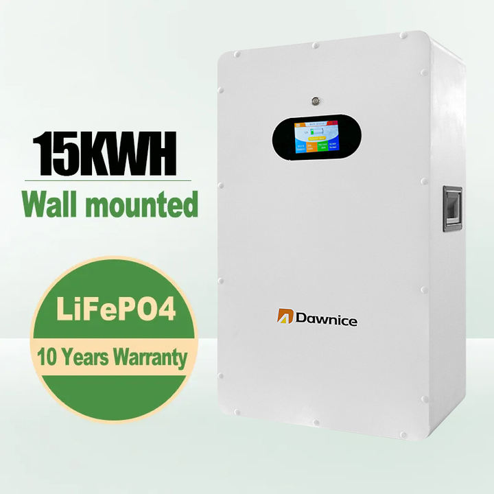 Dawnice 15kwh 48V 51.2V 100ah 200ah 5kw 10kw 20kwh Lithium ion Battery Power Wall Mounted Battery Home Energy Storage Manufacturing Firm Solutions