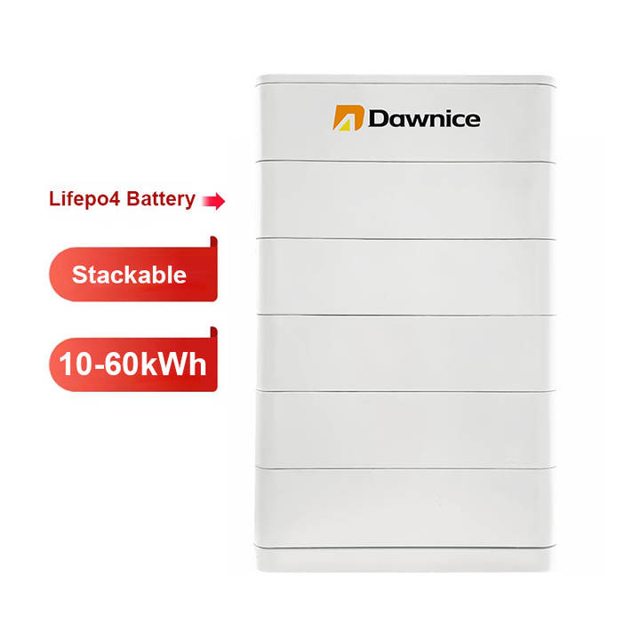 Dawnice 206Ah 51.2V model design 20kwh 30kwh 40kwh bms system built in LiFePO4 battery pack for home use Factory Pricing Export