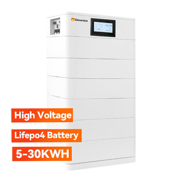 Dawnice 20Kwh 30Kwh High Voltage Solar Lithium Battery with 10 Years Quality Warranty Battery Power Solar Mass Production Wholesale