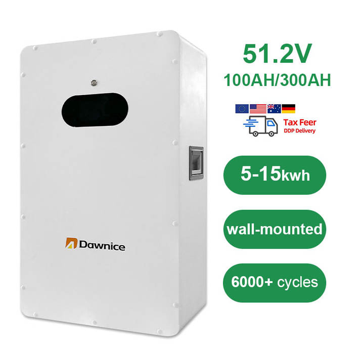 Dawnice 48V 100AH 200AH 280ah Power Wall 5Kwh 10Kwh 15kwh Home Energy Storage Battery Manufacturing and Export