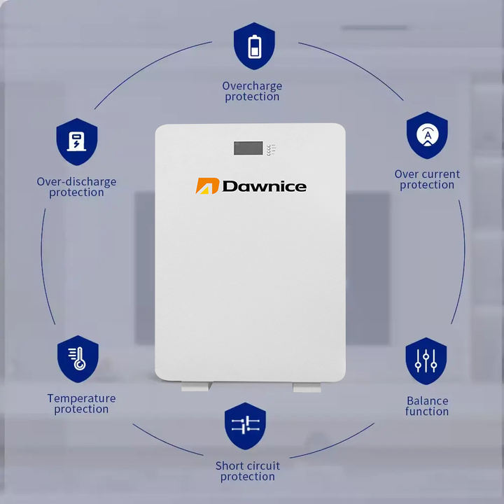 Dawnice 48V 280Ah Solar Lithium Battery Pack 5kwh 10Kwh 15kwh Solar Energy System 51.2V 314Ah LiFePO4 Energy Storage Battery B2B Factory Pricing Supplier